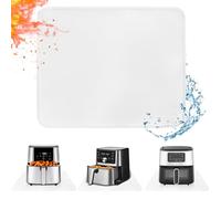 Khongoo Base ignífuga de 40 x 45 cm - 1 mm, protección contra el calor para freidora de aire, base resistente al calor para encimeras de cocina, resistente al aceite y al agua, así como fácil de