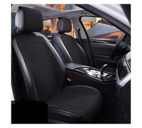 Khqdnh Funda Asiento Coche Funda Universal Asiento Coche Todas Las Estaciones Ante Perforado Transpirable Cojines Protectores Antideslizantes Cojín Asiento Coche(2pc Black Seats)