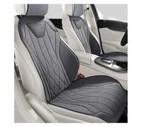 Khqdnh Funda Asiento Coche Protección Asientos Coche Funda Universal Asiento Transpirable Todas Las Estaciones Fundas Perforadas Gamuza Látex Automóvil Cojín Asiento Coche(2pc Grey Seats)