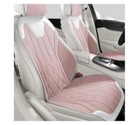 Khqdnh Funda Asiento Coche Protección Asientos Coche Funda Universal Asiento Transpirable Todas Las Estaciones Fundas Perforadas Gamuza Látex Automóvil Cojín Asiento Coche(2pc Pink Seats)