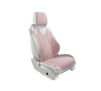 Khqdnh Funda Asiento Coche Protección Asientos Coche Funda Universal Asiento Transpirable Todas Las Estaciones Fundas Perforadas Gamuza Látex Automóvil Cojín Asiento Coche(1pc Pink Seat)