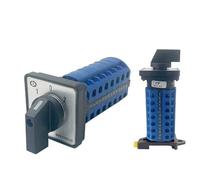 KHRKHHXLA Interruptor de Leva rotatorio LW26-20/7 LW28 YMW26 20 A 690 V Conversión de Contacto de Plata Montaje en riel DIN Control de Potencia de Siete Polos(DIN-0-7)