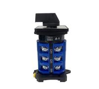 KHRKHHXLA Selector de conversión Universal for Montaje en riel DIN de 63 A LW26-63/3, Circuito de Control de selección rotativa de Tres Polos, Interruptor de Leva DIY(0-3)
