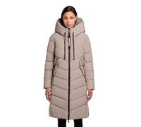 khujo Abrigo largo de invierno para mujer, abrigo acolchado cálido con capucha grande Mikia2-YM XS-XXL, Crudo, S