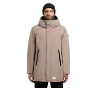 khujo Cálida chaqueta de invierno larga para hombre con tirantes interiores y capucha ajustable Kann-YM S-XXL, Crudo, M