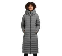 khujo Imes-YM - Abrigo de invierno para mujer, con cuello alto y capucha grande, tallas XS-XXL, Road Blue, S