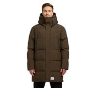 khujo Morse2-YM S-XXL - Abrigo de invierno para hombre con capucha y tirantes integrados en la mochila, verde viejo, XXL