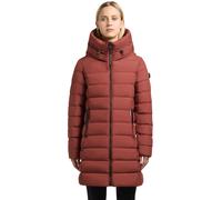 Khujo Nekar Abrigo Para Dama Parka De Invierno Chaqueta Acolchada Roja Oscura