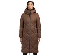 Khujo Salia Damen Abrigo De Invierno Chaqueta De Plumas Larga Parka Marrón