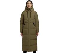 Khujo Shimanta4 Damen Abrigo De Invierno Chaqueta Abrigo Largo Verde Oliva