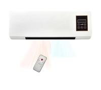 KHUKHU Aire acondicionado portátil de pared 2 en 1 sin conductos, con montaje en pared, súper silencioso, inteligente, de enfriamiento y calefacción rápidos for sala de estar, dormitorio y oficina.
