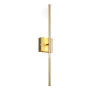 KhUkhu Aplique De Pared LED Giratorio De 360° con Batería, Recargable por USB-C, Inalámbrico, con Control Remoto, Luz De Pared Moderna Regulable con 3 Temperaturas De Color para Dormitorio,Oro,1 Pack