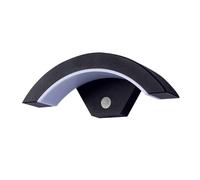 KhUkhu Apliques De Pared con Diseño De Arco Negro, Luz De Pared Exterior con Sensor De Movimiento LED Integrado, Lámpara De Seguridad Moderna Resistente A La Intemperie para Porches