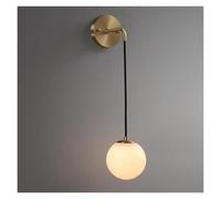 KHUKHU Apliques De Pared For Mesita De Noche, Sombra De Mármol Y Cobre, Luces Decorativas For Dormitorios, Lámparas De Piedra Natural For Dormitorio, Sala De Estar, Fondo De Pasillo(A)