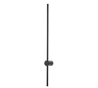 KHUKHU Apliques De Pared LED Lámpara Giratoria Cuerpo Escalera Pasillo Lámpara De Noche Luz De Lectura Tira De Luz De Pared(Black-80CM2,White Light)