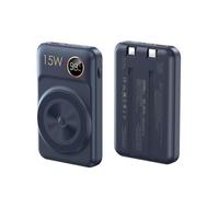 KHUKHU Banco De Energía De 10000 Mah, 20 W + 22,5 W, Carga Rápida, Cable Magnético Integrado, Carga Inalámbrica, Protección De Seguridad Múltiple, Fuente De Alimentación Móvil,B