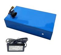 KHUKHU Batería de Iones de Litio for Bicicleta eléctrica (60 V, 20 Ah) con Cargador de 67,2 V y BMS Integrado, Compatible con Motores de 250 W a 1000 W.(XT60 Plug+T Plug)