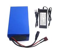 KHUKHU Batería de Iones de Litio for Bicicleta eléctrica de 48 V y 20 Ah con Cargador, Resistente al Agua y con BMS Integrado for Motores de 250 W a 800 W.(XT30 Plug)