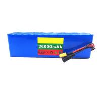 KHUKHU Batería de Iones de Litio for Bicicleta eléctrica de 48 V y 36 Ah con Cargador for Bicicletas eléctricas de montaña, Enchufe XT60