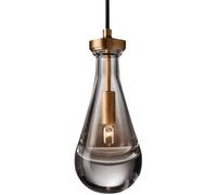 KhUkhu E14 Dormitorio De Cristal Transparente Be DSI Lámpara Dependiente Lágrima Araña De Cristal Luces Colgantes Posmodernas para Restaurante Bar Villa Escalera Dúplex