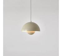 KhUkhu Iluminación Colgante Lámpara Colgante Semicírculo Moderna Luces Colgantes De Techo De Mediados De Siglo Lámpara Colgante De Isla De Cocina Ajustable para Sala De Estar,Gris,Warm