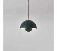 KhUkhu Iluminación Colgante Lámpara Colgante Semicírculo Moderna Luces Colgantes De Techo De Mediados De Siglo Lámpara Colgante De Isla De Cocina Ajustable para Sala De Estar,Verde,Three Color