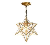 KhUkhu Lámpara Colgante con Pantalla De Vidrio, Lámpara Colgante De Latón Pulido, Iluminación Decorativa Creativa, Iluminación De Suspensión De Lujo E27, Iluminación Interior para Cocina, Isla