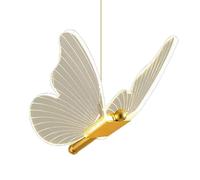 KHUKHU Lámpara Colgante De Acrílico Francés Con Forma De Mariposa, Lámpara Dorp, Lámpara Colgante En Línea, Lámpara Colgante Moderna for Sala De Estudio, Habitación De Niños, Cafetería