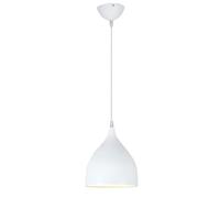 KhUkhu Lámpara Colgante De Metal, Lámpara Colgante Industrial, Estilo Vintage, Industrial, Casquillo E27, Lámpara De Techo, Pantalla Retro, Metal, Aluminio, Ático, Café,Blanca