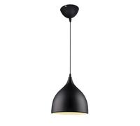 KhUkhu Lámpara Colgante De Metal, Lámpara Colgante Industrial, Estilo Vintage, Industrial, Casquillo E27, Lámpara De Techo, Pantalla Retro, Metal, Aluminio, Ático, Café,Negro
