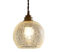 KHUKHU Lámpara Colgante De Un Solo Cabezal Con Base E26, Lámpara Colgante De Vidrio Con Personalidad Creativa, Lámpara De Araña De Estilo Industrial Moderno, Accesorios De Iluminación For Decoración