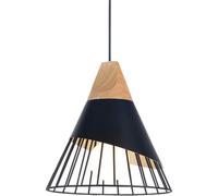 KhUkhu Lámpara Colgante Lámpara De Techo De Metal E27 Lámparas Colgantes Lámpara Industrial Vintage Lámpara De Salón Lámpara De Salón Moderna con Cable Lámpara Vintage para Salón,Negro