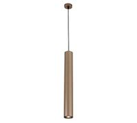 KhUkhu Lámpara Colgante LED De Alto Brillo, Tubo Largo De Aluminio, Lámpara Colgante Impermeable, Lámpara Colgante De Ahorro De Energía, Foco Cilíndrico De Un Solo Cabezal,Neutral Light,50cm