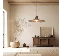 KHUKHU Lámpara Colgante Wabi-Sabi, Lámpara Colgante Japonesa De 14,2 Pulgadas, Lámparas Colgantes De Resina, Pantalla De Flores, Isla De Cocina Sobre El Fregadero, Lámpara Colgante(1PCS)