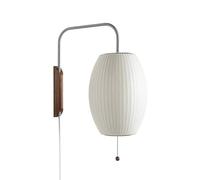 KHUKHU Lámpara De Pared LED, Aplique Enchufable, Base E27, 1 Luz, Con Cable, Interruptor De Cuerda, Montada for Porche De Dormitorio(B)