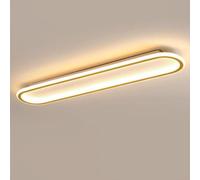 KhUkhu Lámpara De Techo LED Moderna con Control Remoto, Iluminación De Techo, Lámpara De Techo Creativa De Aluminio, Regulable para Salas De Estar, Dormitorios Y Pasillos, Accesorio De Techo,Oro,80cm