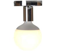KhUkhu Lámpara De Techo Moderna, Lámpara De Techo Empotrada E27, Lámpara De Techo Industrial De Metal para Pasillo, Dormitorio, Sala De Estar, Cocina,Plata