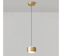 KHUKHU Luces Colgantes De Globo Modernas - Lámpara Colgante Nórdica De Mediados De Siglo Con Latón Y Vidrio Ópalo - Lámpara De Techo Ajustable For Isla De Cocina, Comedor, Dormitorio(Gold,2700K)