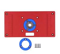 KhUKhu Máquina de Corte de Placa de inserción de Mesa de enrutador de Aluminio Universal Tablero abatible, Herramienta de carpintería RT-Ty 9.3 x 4.7 x 0.3in