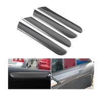 KHUKHU Molduras Interiores 4 Uds para VW para Golf 6 MK6 2008 2009 2010-2012 2013 Tiras Panel Ventana Puerta Interior Coche Accesorios Embellecedores ABS Fibra Carbono Grano Coche Interior Accesorios