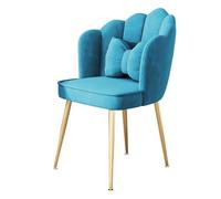 KhUkhu Sillas De Comedor De Terciopelo, Sillón Tapizado para Cocina con Patas De Metal Dorado, Sillas Auxiliares De Ocio para Comedor, Sala De Estar Y Dormitorio,D