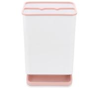 KhUkhu Soporte para Paraguas de 6 Orificios con Bandeja de Goteo extraíble, Soporte para Paraguas para Pasillo, Soporte de plástico para Paraguas Largos y Cortos, para Uso en el hogar y la Oficina