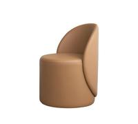 KhUkhu Taburete De Tocador Giratorio De 360°, Sillón Acolchado para Maquillaje, Otomana con Respaldo para Dormitorio, Sala De Maquillaje O Sala De Estar - Taburete De Tocador,B