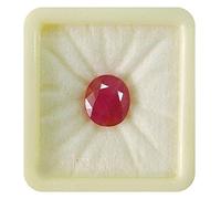 Khushbu Gems 4.25 Ratti 3.00 quilates natural AA++ calidad birmania rubí manik piedra de propósito astrológico original sin calefacción sin tratar tierra certificado mente natural piedra preciosa