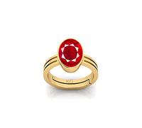 Khushbu Gems 8,25 Ratti 7,00 quilates Natural AA++ Calidad Birmania Rubí Manik Piedra de propósito astrológico Original sin calefacción sin tratar Tierra Mente certificada natural piedra preciosa