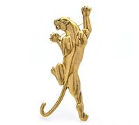 KhuWan Broche de Tigre musculoso Vintage para Hombre y Mujer, Broche con Estampado de Leopardo, Conjunto de Chaqueta de Regalo, Accesorios, Pin de Regalo