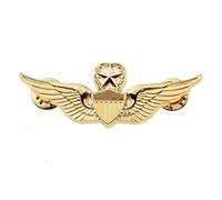 KhuWan Broches clásicos para Hombre, alas Vintage de la Segunda Guerra Mundial, USAF, Comando Militar, alas de piloto, Insignia de Metal, Pin, Fans del ejército, Recuerdos nostálgicos