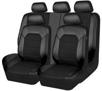 KHXLZY88 Coche Fundas Asientos para Citroen C3 Aircross C4 Aircross C5 Aircross C5 Aircross S 2000-2023, Cómodo Interior Juegos Cubreasientos Protector Accesorios,Black