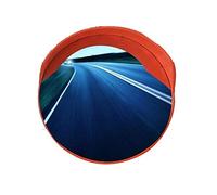 KHYTEBV Espejo Convexo de Gran Angular de 80 cm, Espejo Convexo Curvo de Seguridad para Exteriores, tráfico por Carretera, Seguro para Ciegos