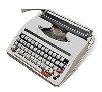 KHYTEBV Máquina de Escribir Inglesa Antigua, Regalo nostálgico de decoración literaria y artística mecánica Antigua Retro, Escritura Libre, Ideal para Le